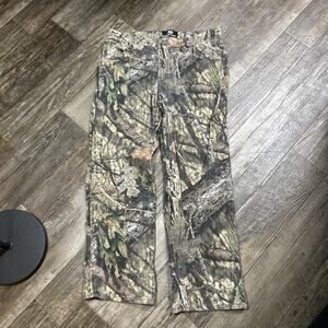 2Men's Mossy Oak Camouflage Hunting Jeans Y2K Baggy Size 38-32